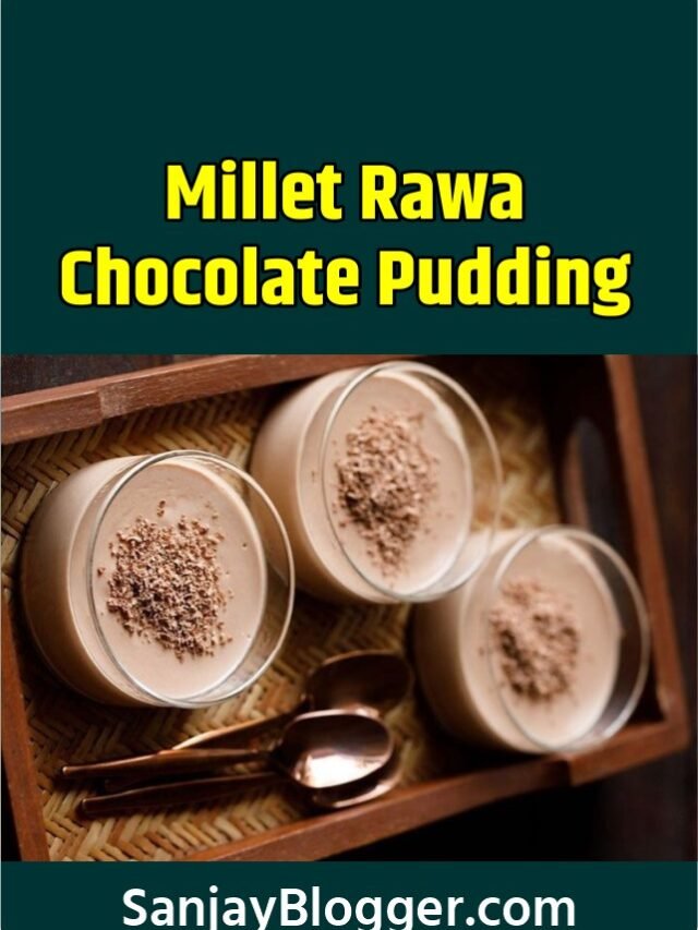 Finger Millet Rawa Chocolate Pudding